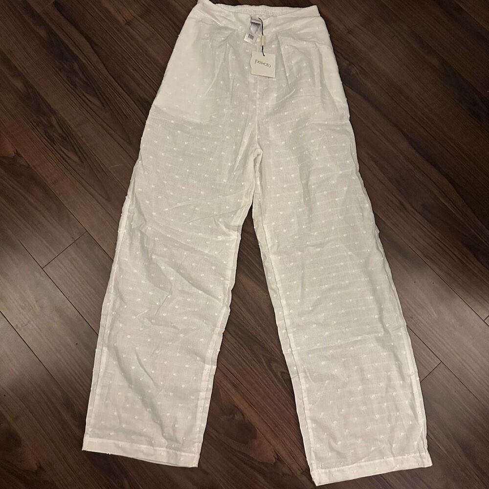 NWT anthropologie Peixoto Quinn’s white pants small